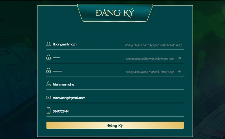 đăng ký loto188